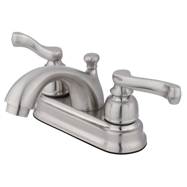 4" Centerset Bathroom Faucet, Brushed Nickel